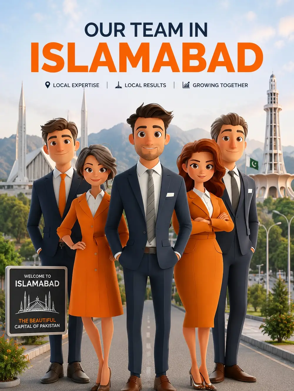 Our team in Islamabad at Web Vision Expert - Islamabad's top-rated SEO agency providing local expertise in Blue Area, F-7, DHA, Bahria Town with local results and growing together